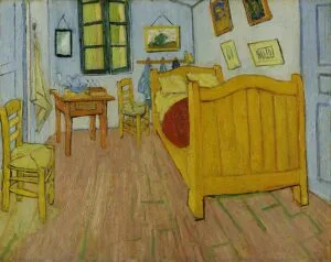 van gogh yatak odasi arles 1888