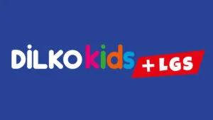 DilkoKidsLGS Logo Yatay Beyaz